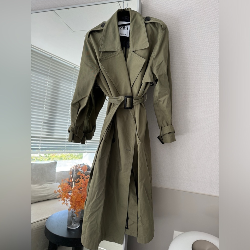 Zara Khaki Trench Coat